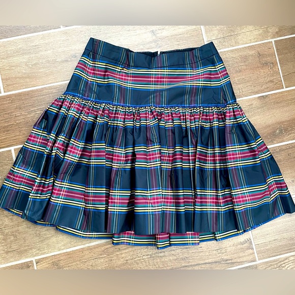 J. Crew Dresses & Skirts - J Crew Women’s Stewart Tartan Plaid Taffeta Skirt Size 8